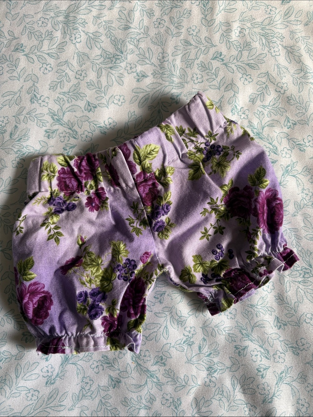 Lavender Floral Baby Bloomers
